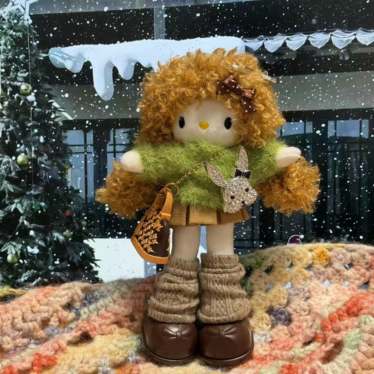 #073 Diy Cute Kitty@TK: luckydiycharms