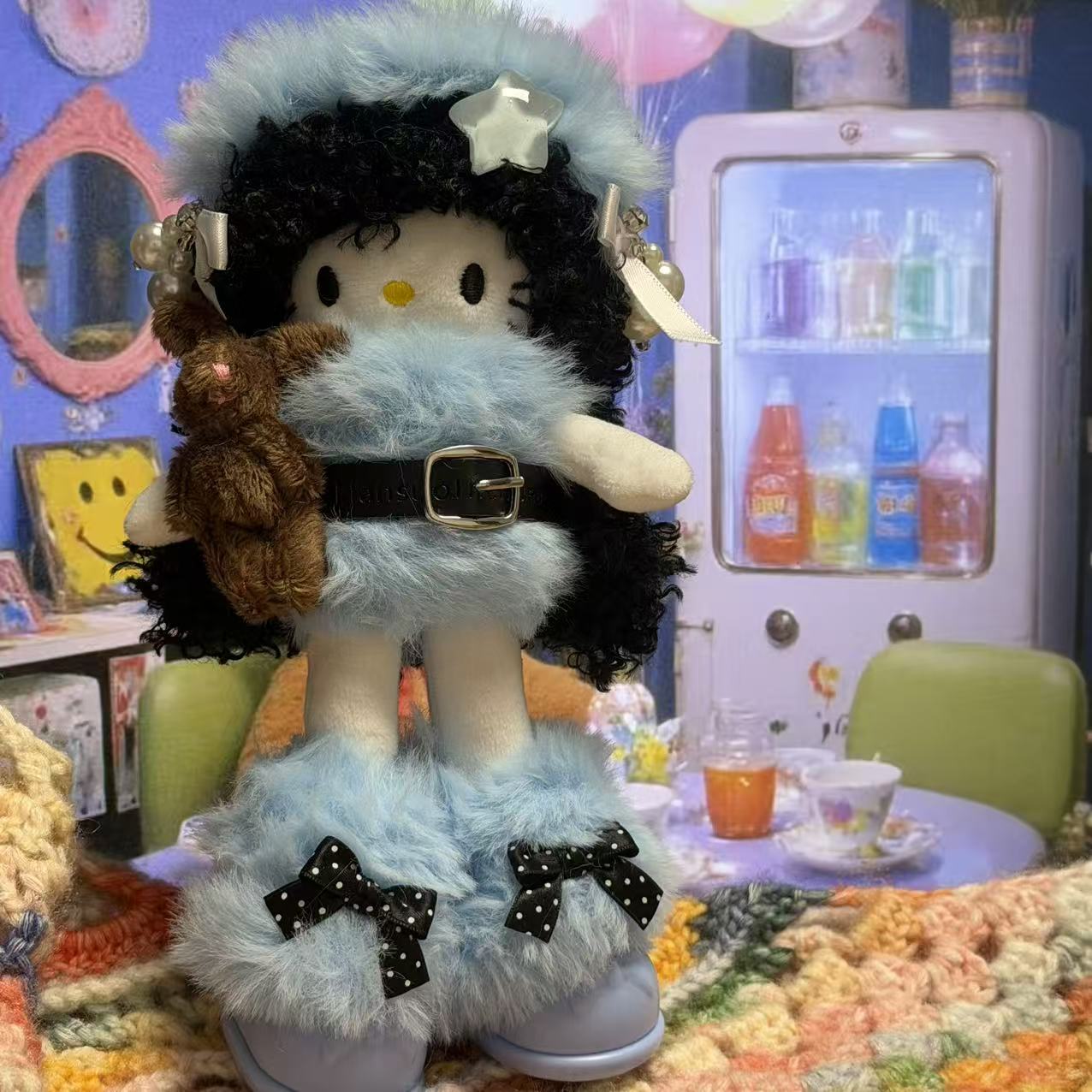 #077 Diy Cute Kitty@TK: luckydiycharms