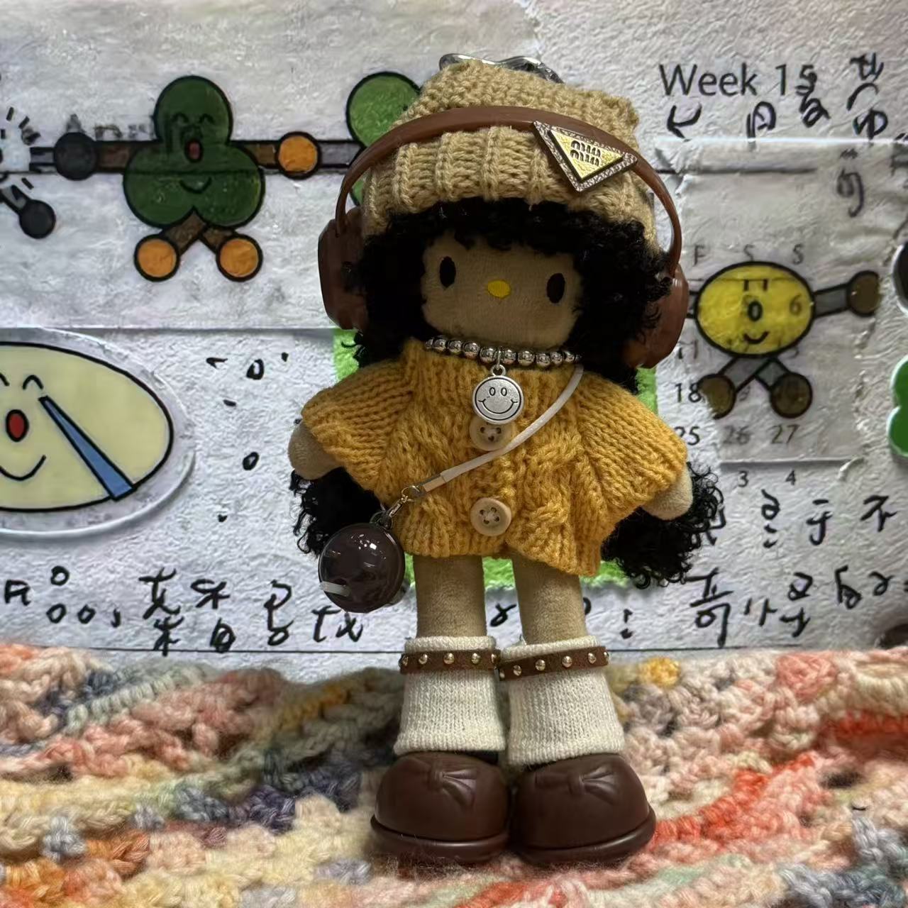 #045 Diy Cute Kitty@TK: luckydiycharms