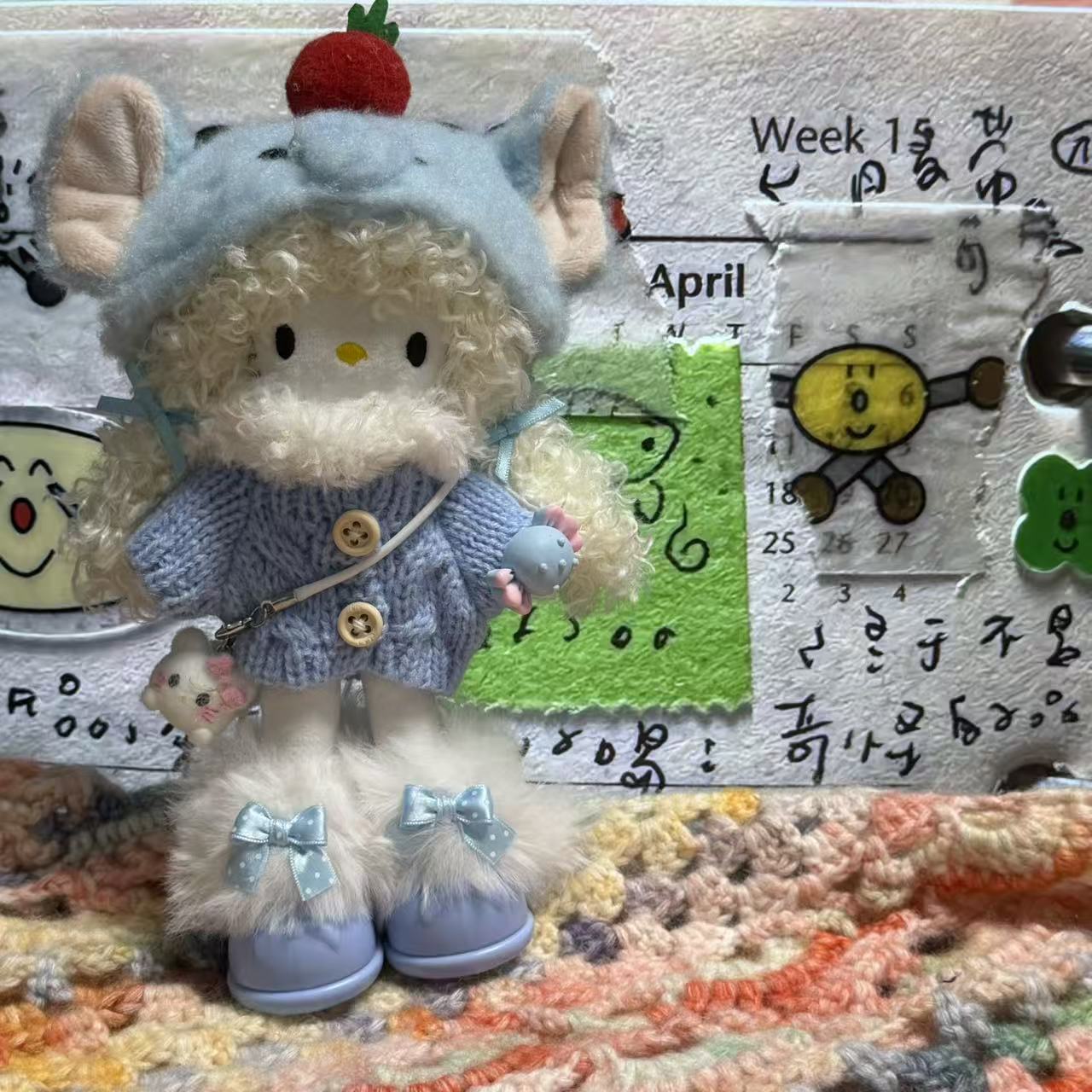 #046 Diy Cute Kitty@TK: luckydiycharms