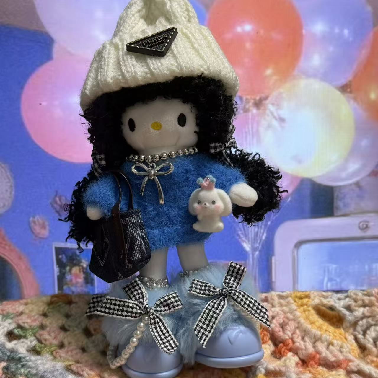 #060 Diy Cute Kitty@TK: luckydiycharms