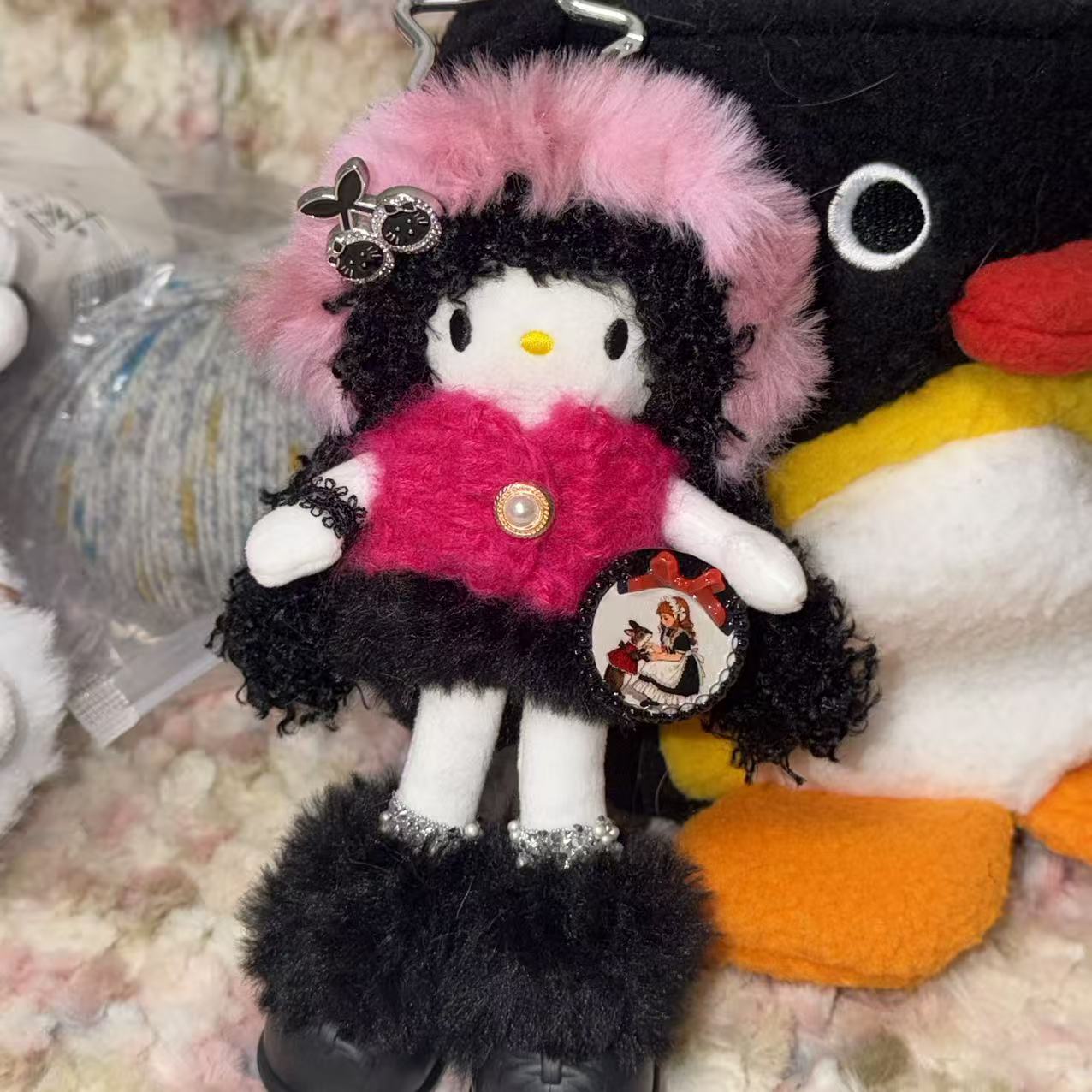 #067 Diy Cute Kitty@TK: luckydiycharms