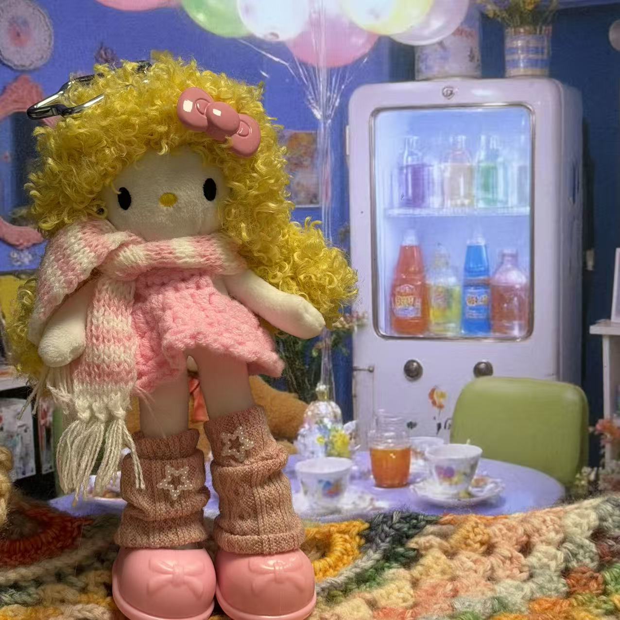 #076 Diy Cute Kitty@TK: luckydiycharms