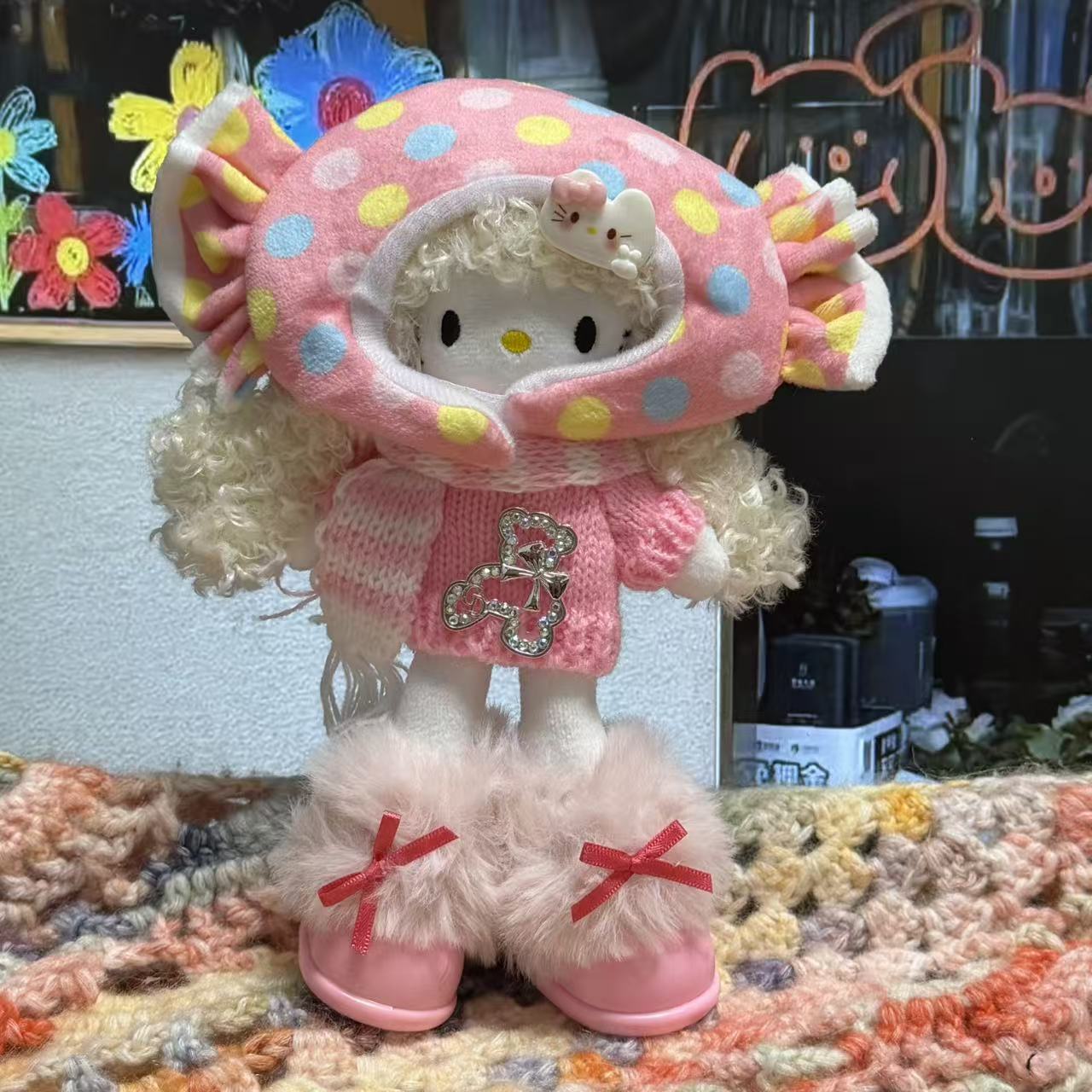 #078 Diy Cute Kitty@TK: luckydiycharms