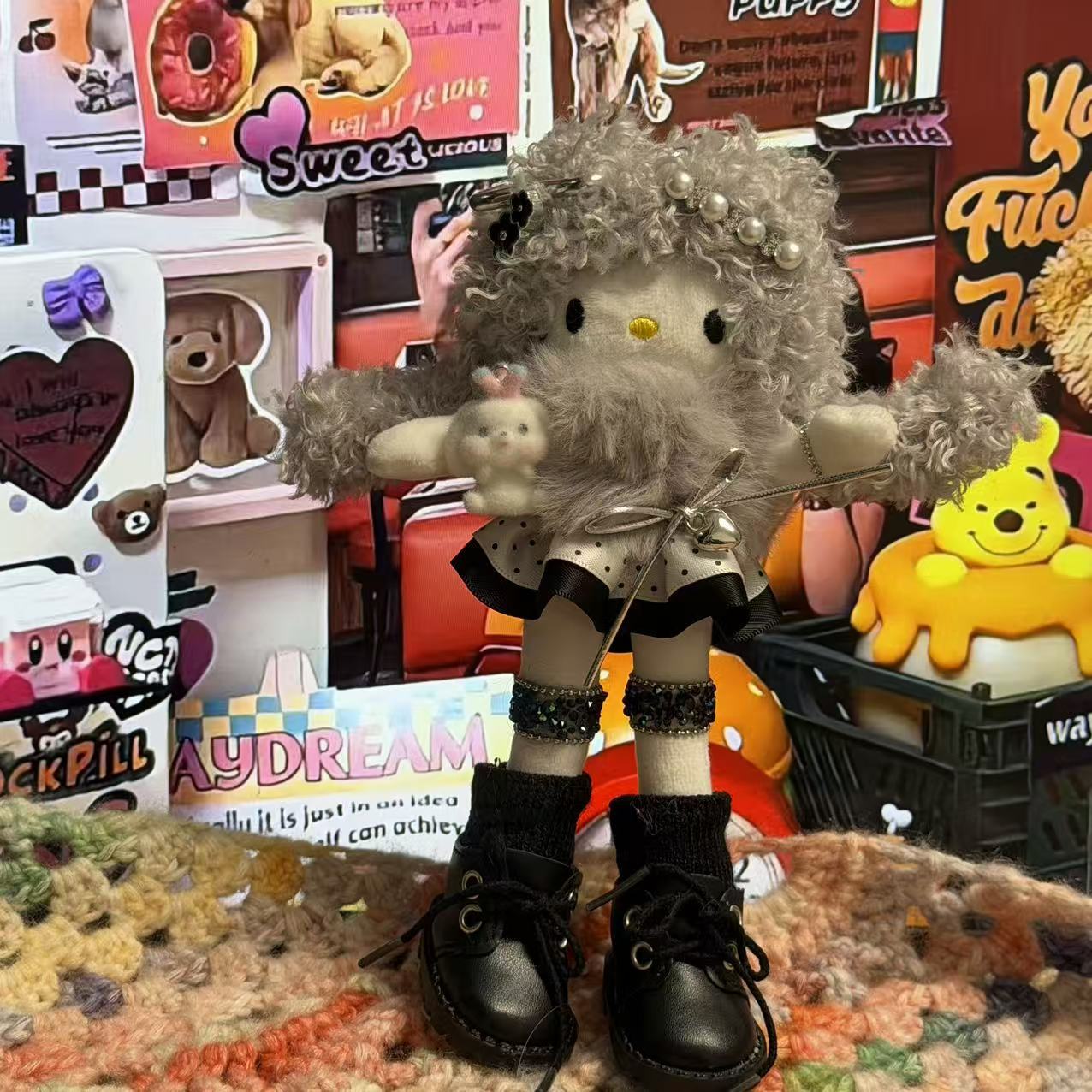 #084 Diy Cute Kitty@TK: luckydiycharms