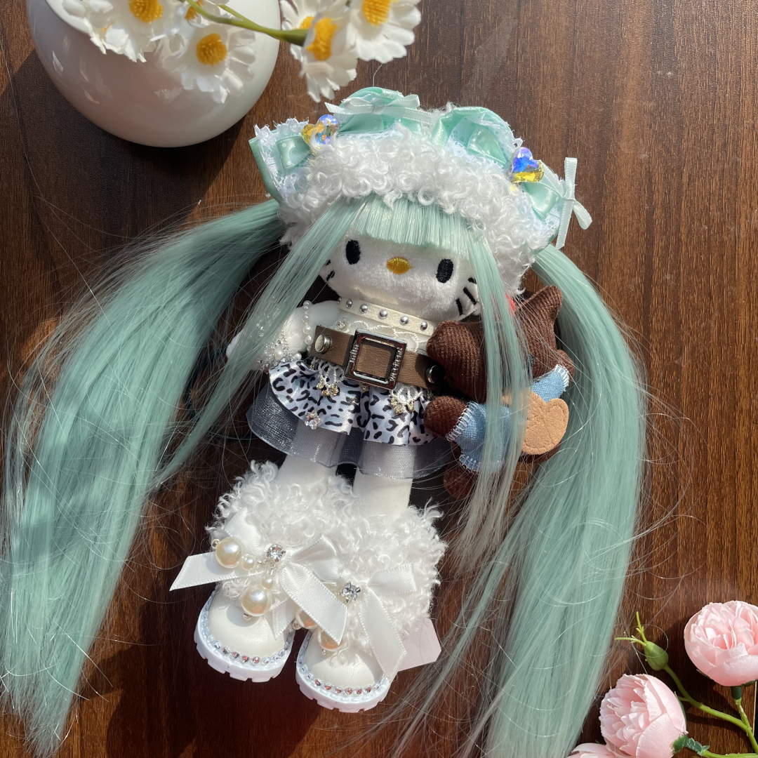 #110 Diy Cute Kitty@TK: luckydiycharms